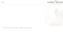 Tablet Screenshot of carolyndevine.com